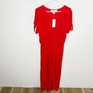 NWT red jumpsuit lightweight HIATUS sold at Nordstrom 
Size XL
New with tags